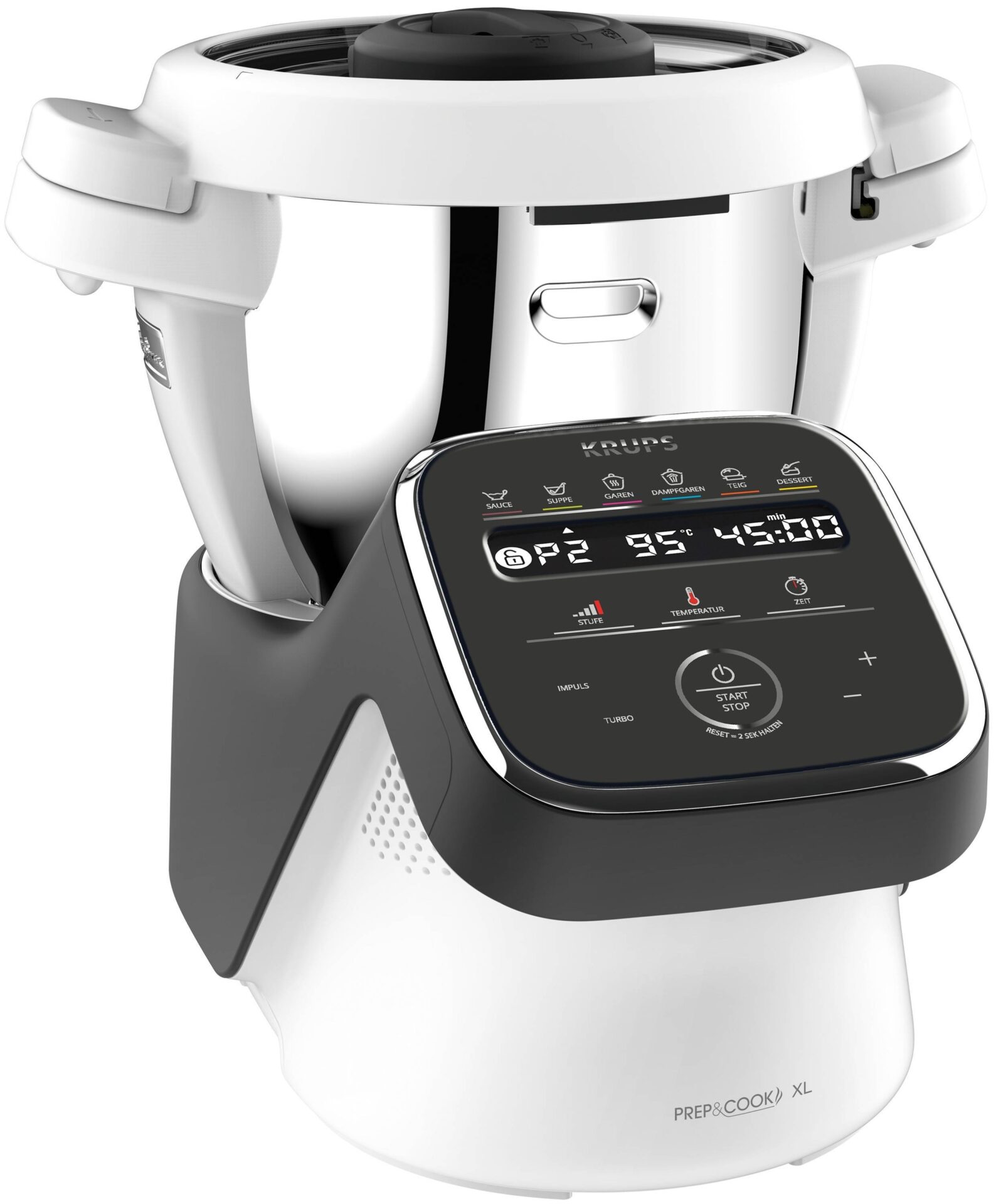 Кухонний комбайн c подрібнювачем HP 50A81, 35 х 31 х 32 см, білий Prep Cook XL KRUPS | https://grandposuda.com.ua