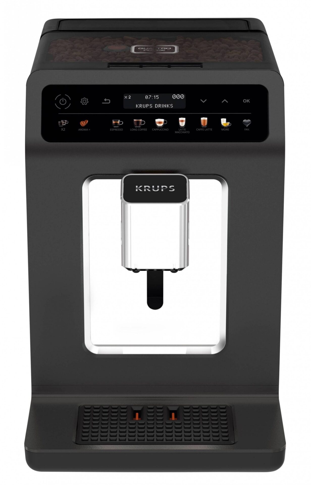 Кофемашина EA895N, антрацит EVIDENCE ONE KRUPS | https://grandposuda.com.ua