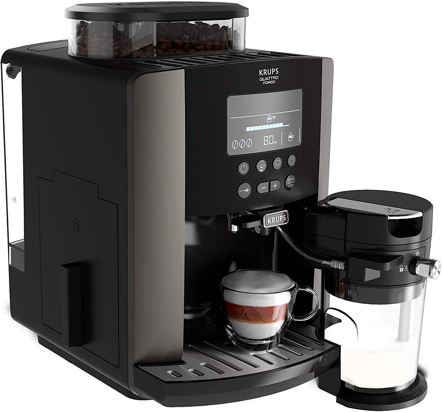 Кофемашина EA 819E Arabica Latte KRUPS | https://grandposuda.com.ua