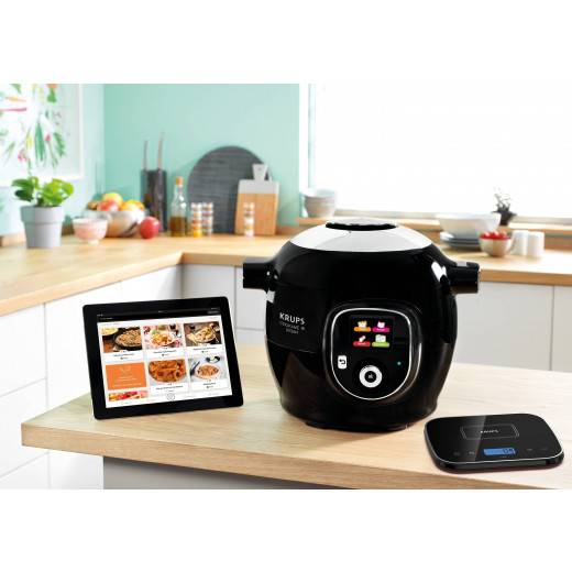 Мультиварка с цифровыми весами CZ 8568, черная Cook4Me KRUPS | https://grandposuda.com.ua
