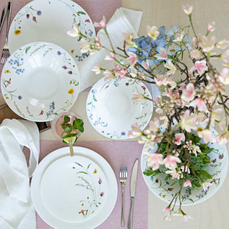 Hutschenreuther Блюдце к чашке для эспрессо 11,5 см Spring Vibes Nora | https://grandposuda.com.ua