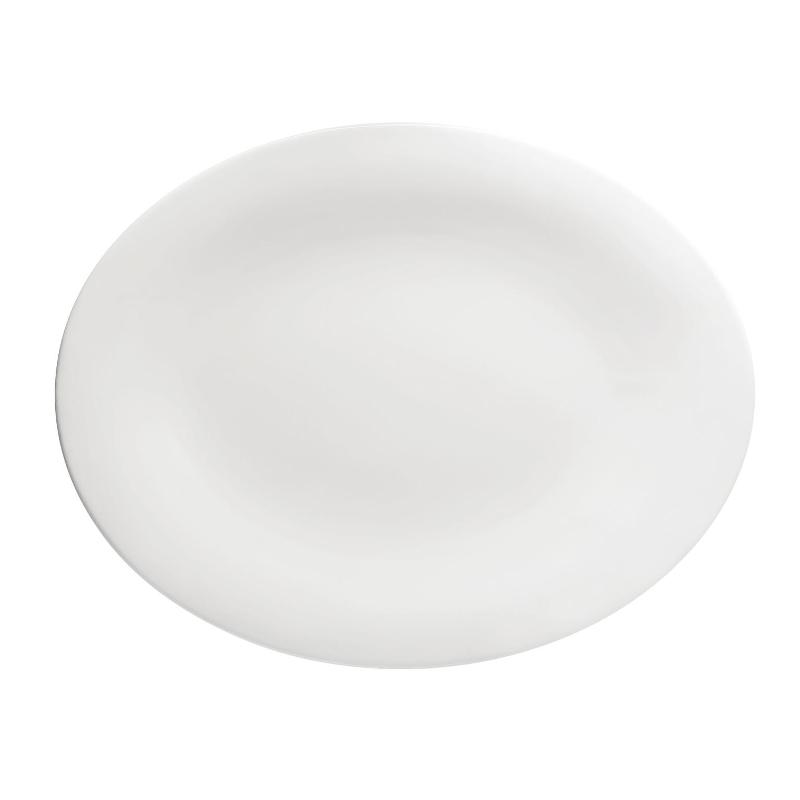 Hutschenreuther Сервировочное блюдо овальное 36 см White Nora | https://grandposuda.com.ua