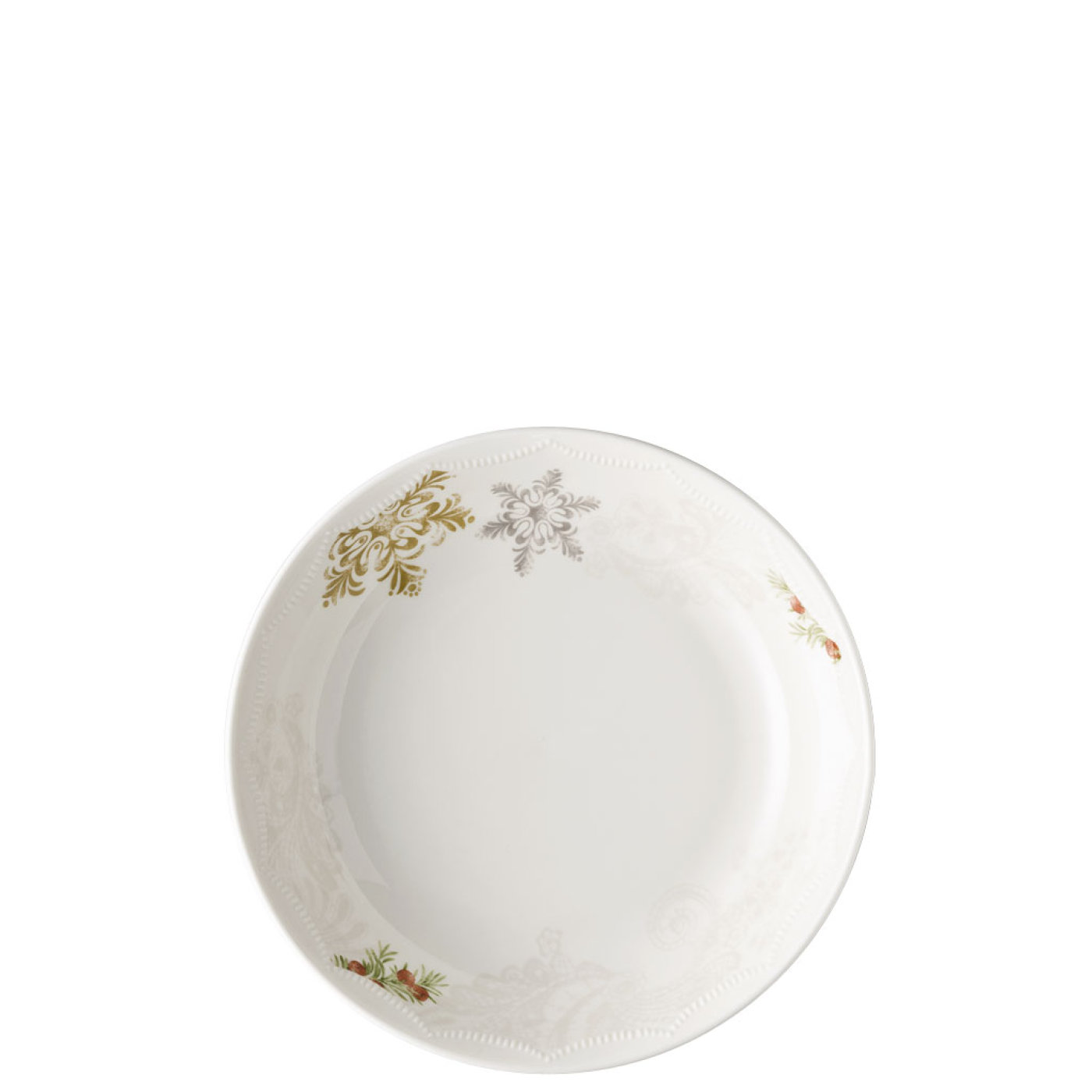 Hutschenreuther Тарелка глубокая 20 см Winterromance decorated | https://grandposuda.com.ua