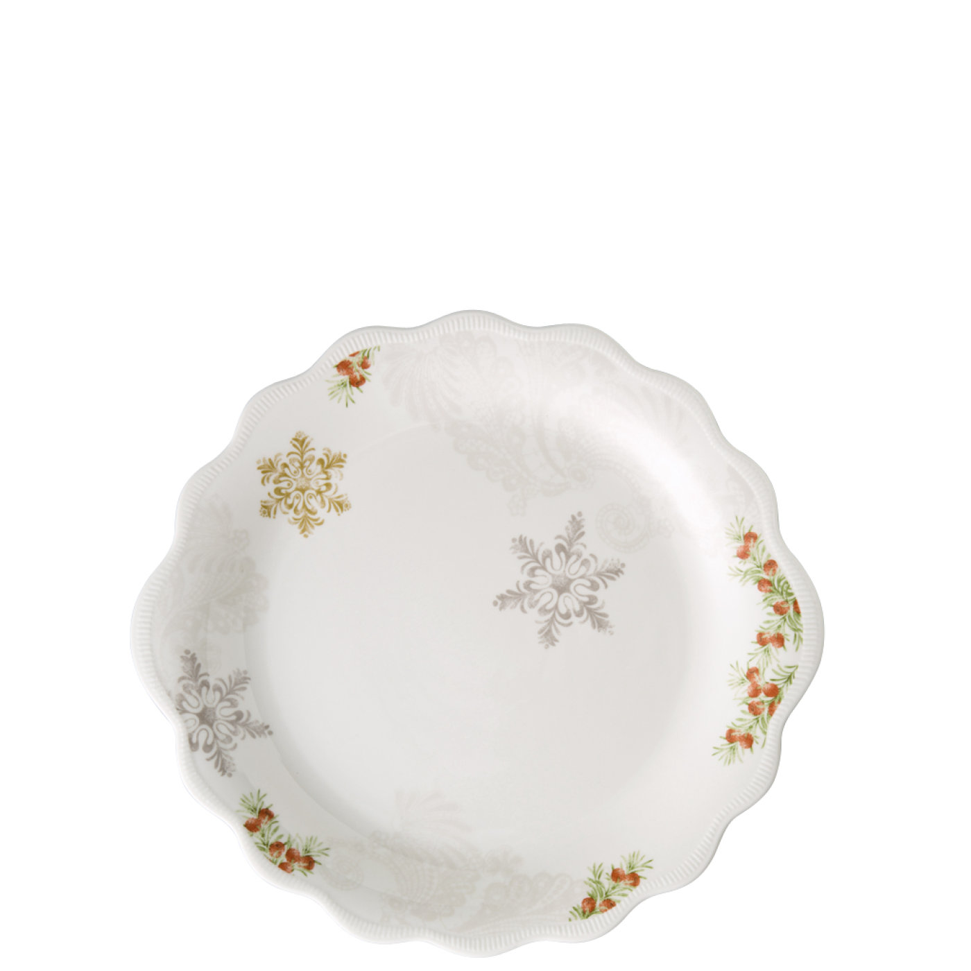 Hutschenreuther Тарелка 25 см Winterromance decorated | https://grandposuda.com.ua