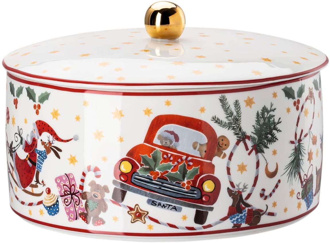 Hutschenreuther Банка для випічки 19 см, Sammelserie Weihnachtslied 2020 | https://grandposuda.com.ua