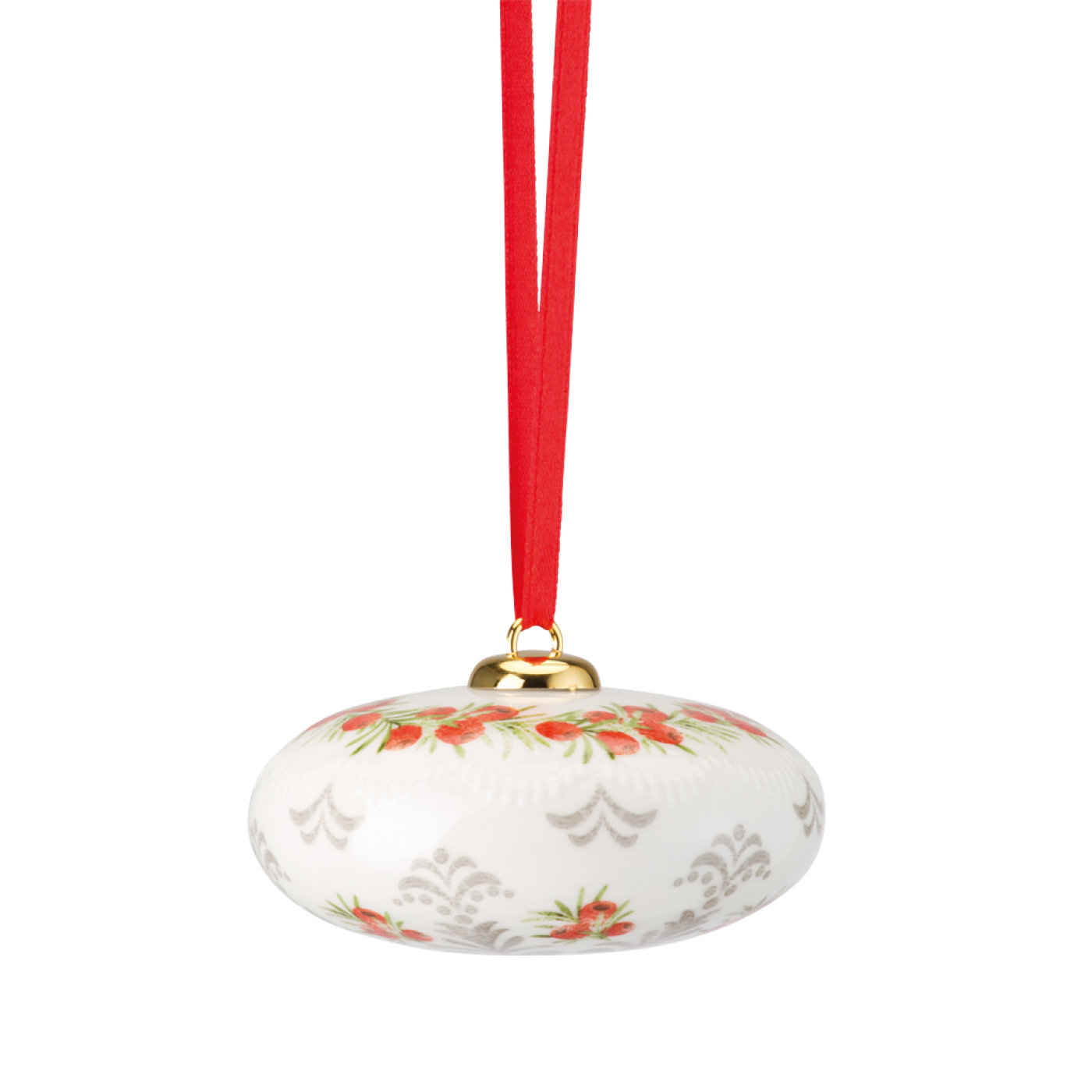 Hutschenreuther Підвіска різдвянаПодушка 7 см Winterromance decorated | https://grandposuda.com.ua