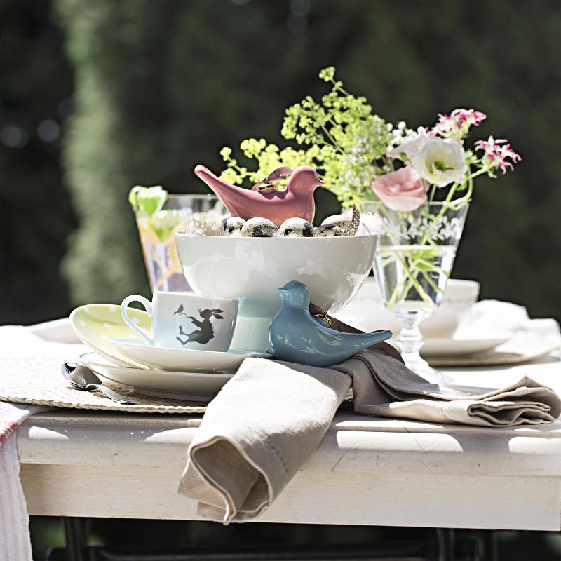 Hutschenreuther Блюдце до чашки для капучино Сіро-коричнева 16 см Springtime | https://grandposuda.com.ua