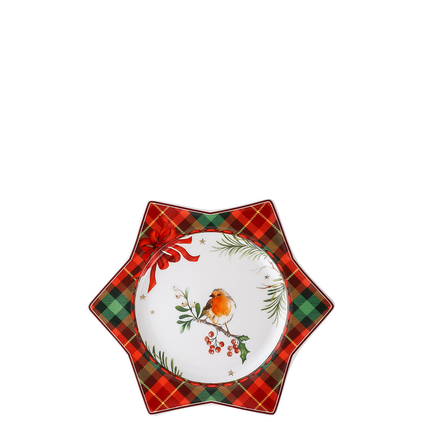 Hutschenreuther Тарелка в форме звезды 20 см Cozy Winter | https://grandposuda.com.ua