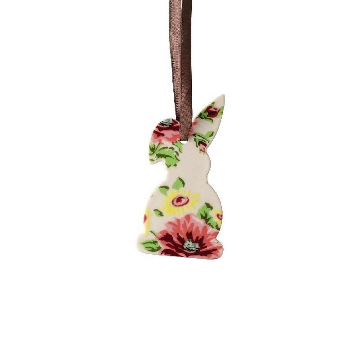 Hutschenreuther Подвеска Кролик «Цветы» 8,5x4,5 см Springtime | https://grandposuda.com.ua