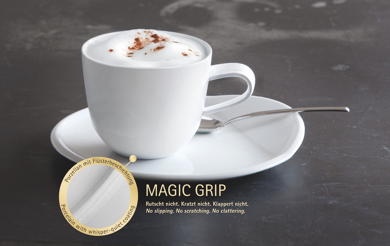 Kahla Чашка для еспрессо / мокко 70 мл, біла Magic Grip O - The Better Place | https://grandposuda.com.ua