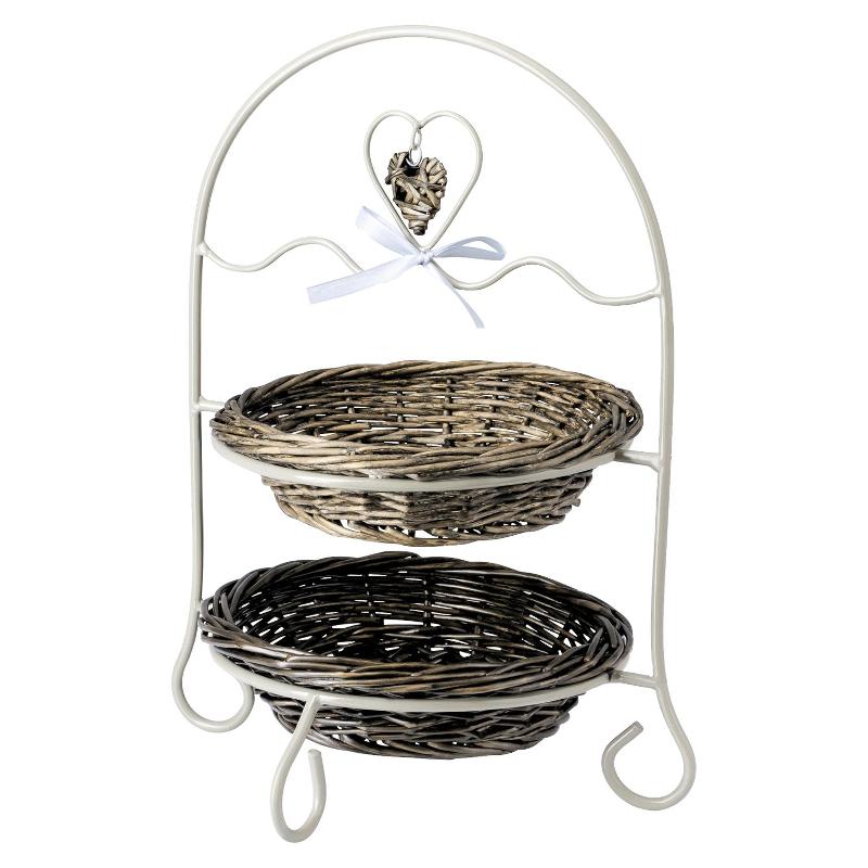 Hutschenreuther Етажерка з двома кошиками 27х36,5 см Springtime | https://grandposuda.com.ua