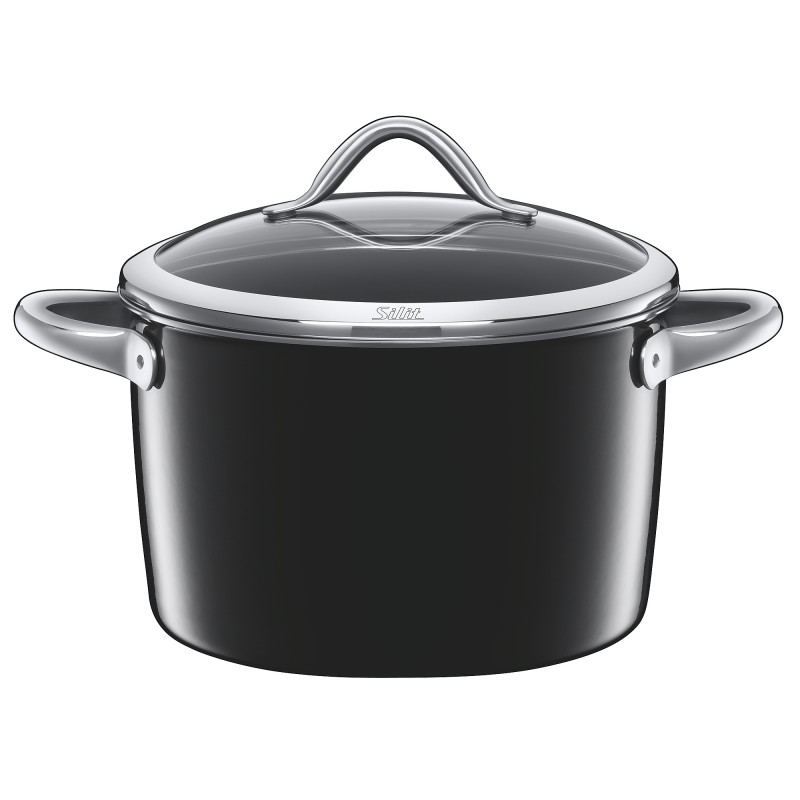 Silit Каструля 24 см, глибока Vitaliano Nero | https://grandposuda.com.ua