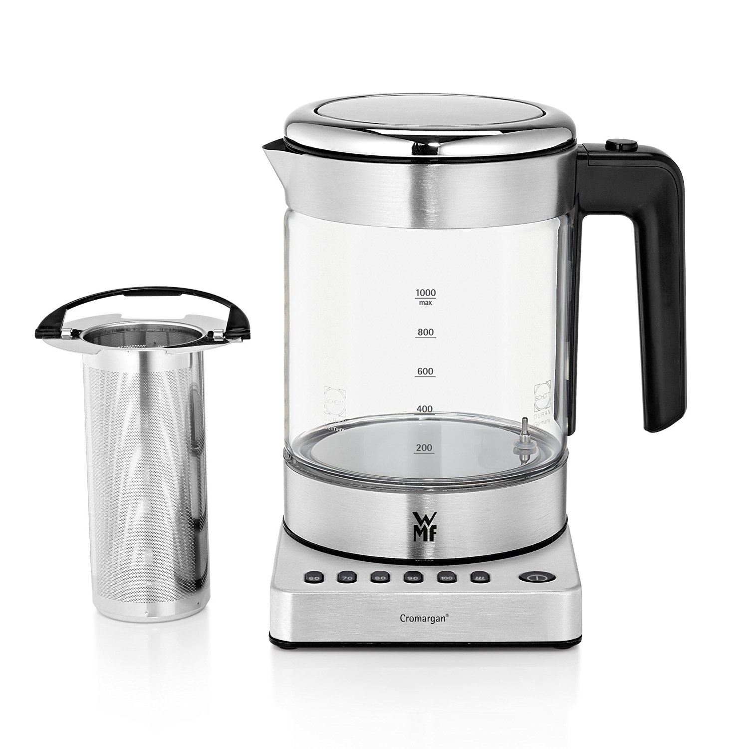 WMF Електрочайник скляний 1 л Vario KÜCHENminis® | https://grandposuda.com.ua