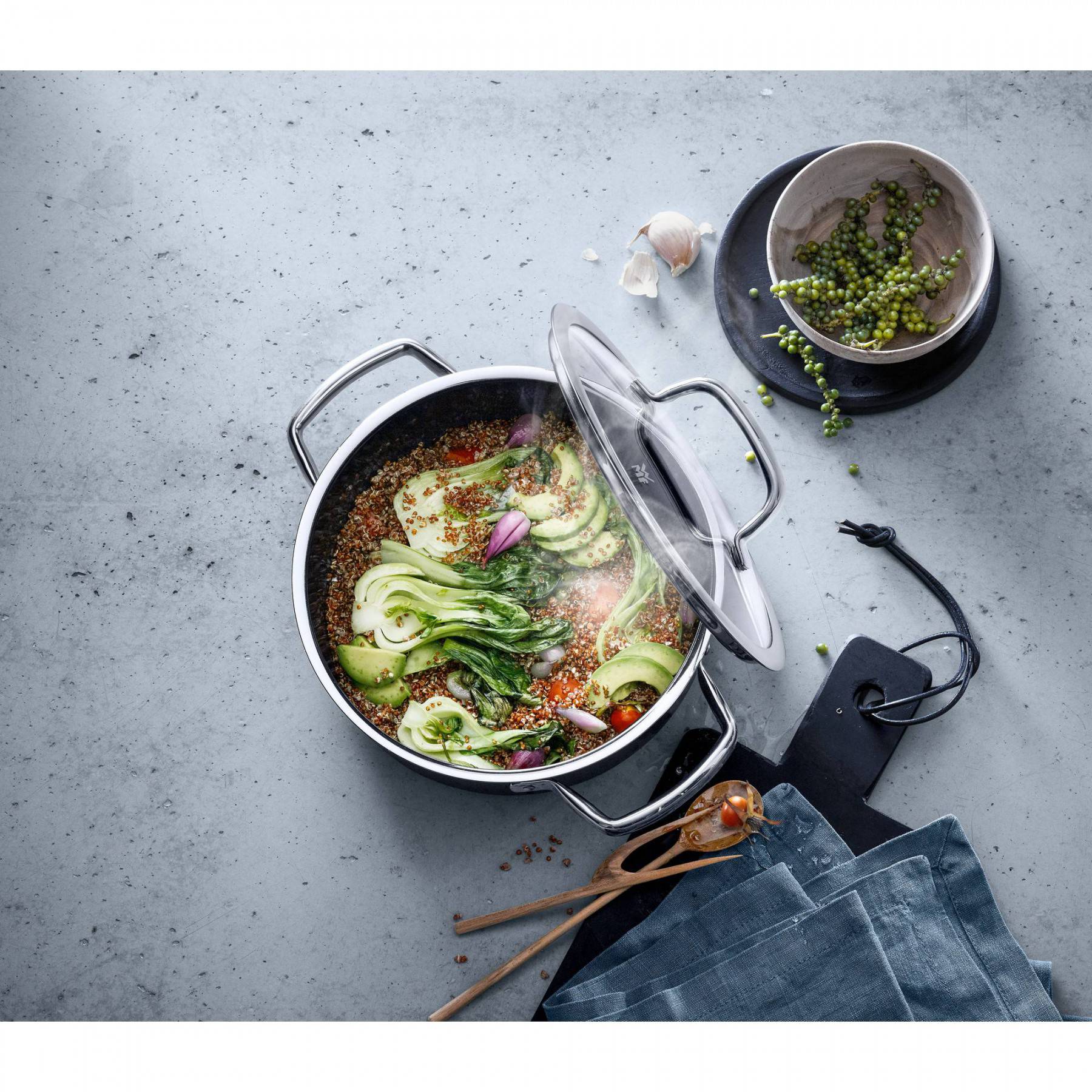 WMF Каструля 24 см Functional Platinum Fusiontec | https://grandposuda.com.ua