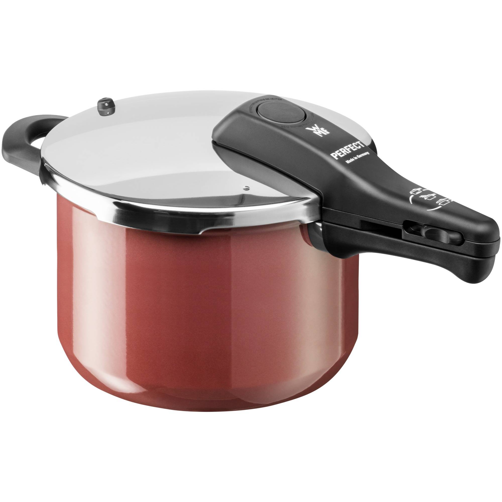 WMF Скороварка 6,5 л, бордовая Fusiontec Perfect Premium | https://grandposuda.com.ua