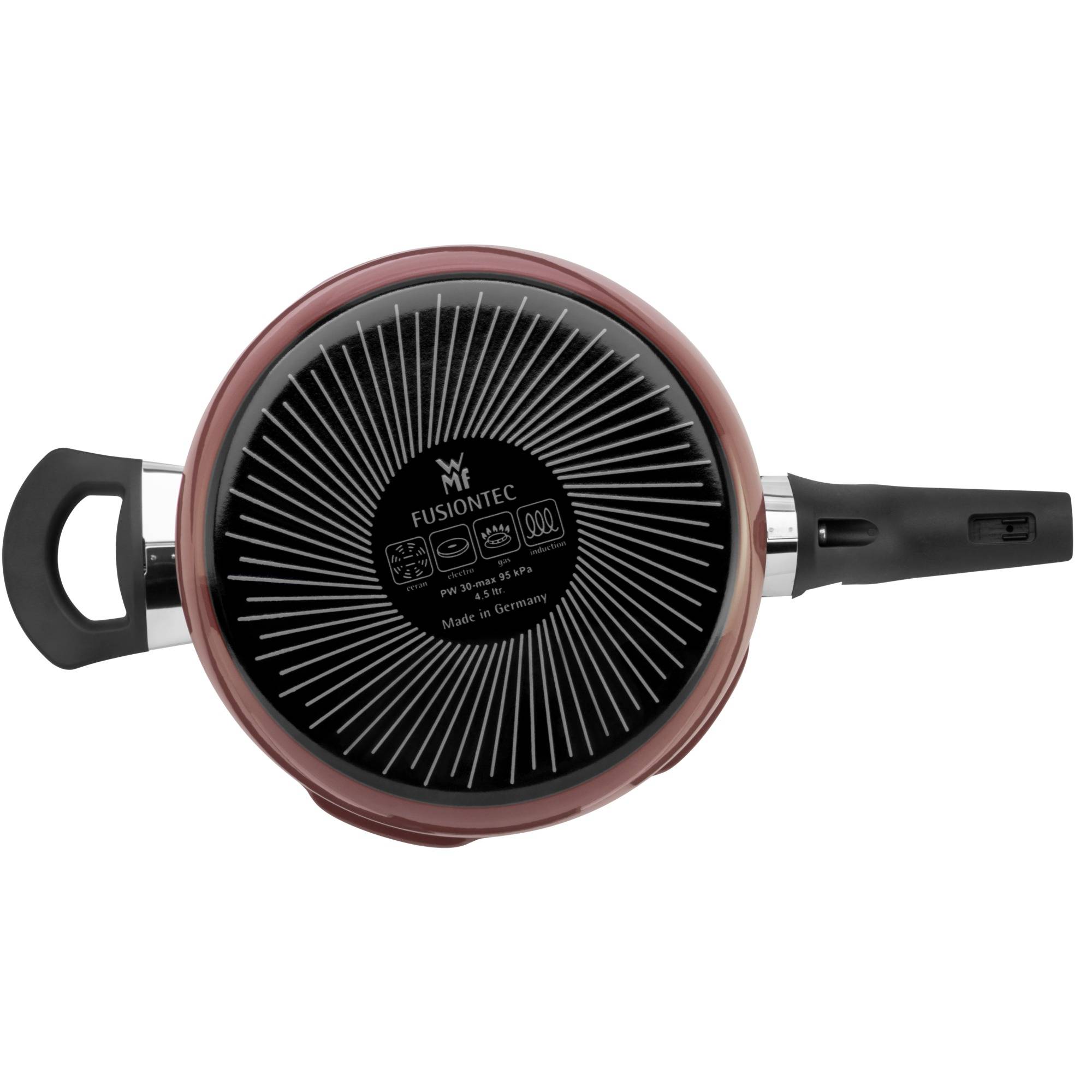 WMF Скороварка 4,5 л, бордовая Fusiontec Perfect Premium | https://grandposuda.com.ua