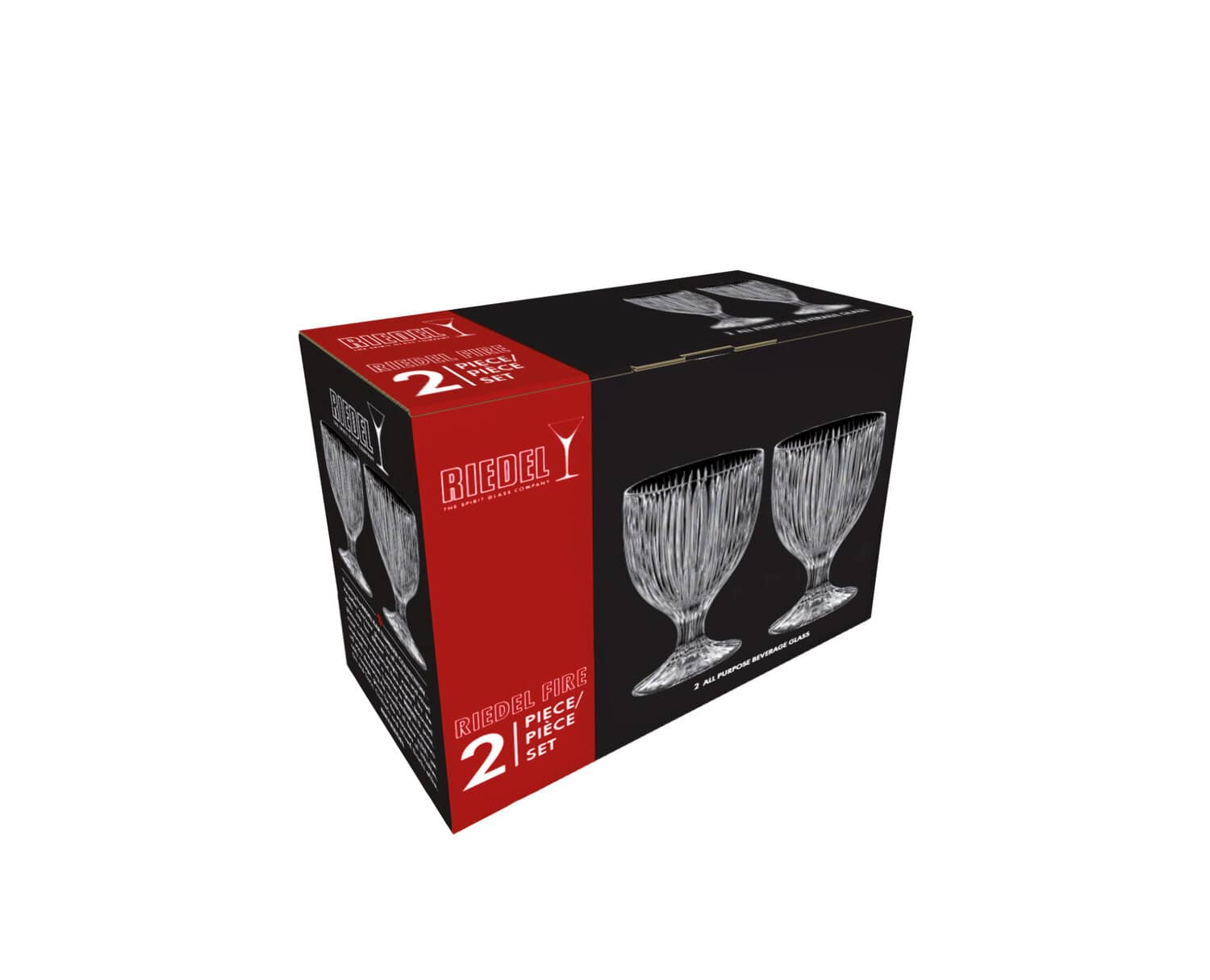 Riedel Набор бокалов 355 мл, 2 предмета Fire All Purpose Glass Tumbler Collection | https://grandposuda.com.ua