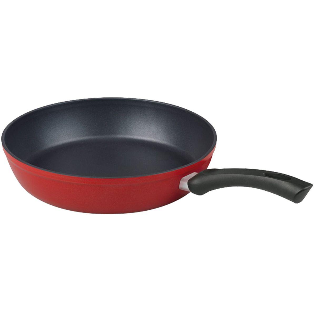 Fissler Сковорода красная 28 см Deutschland-Pfanne | https://grandposuda.com.ua