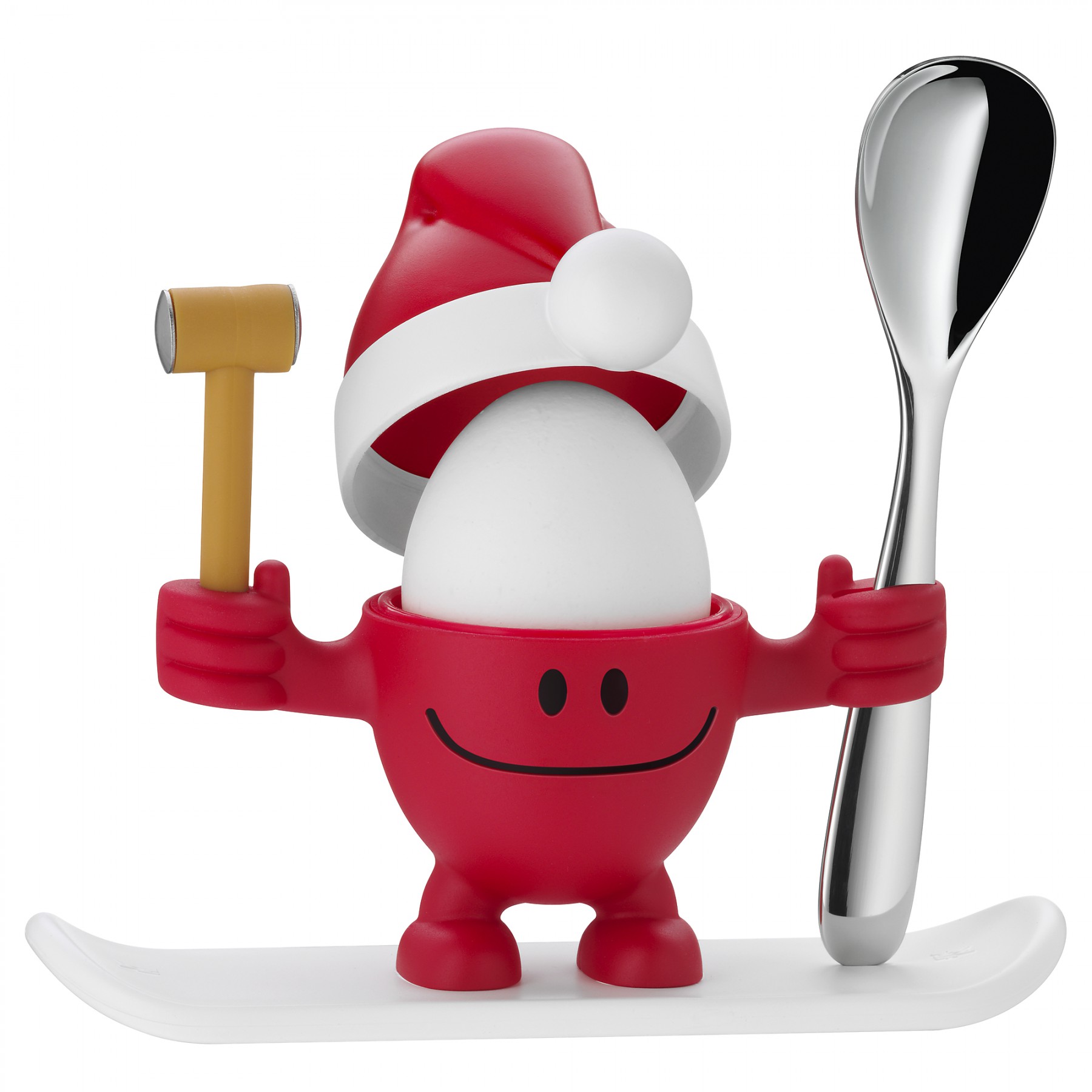 WMF Подставка для яйца, красная McEgg McXmasEgg | https://grandposuda.com.ua