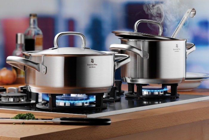 WMF Набір каструль 7 предметів Gourmet Plus | https://grandposuda.com.ua