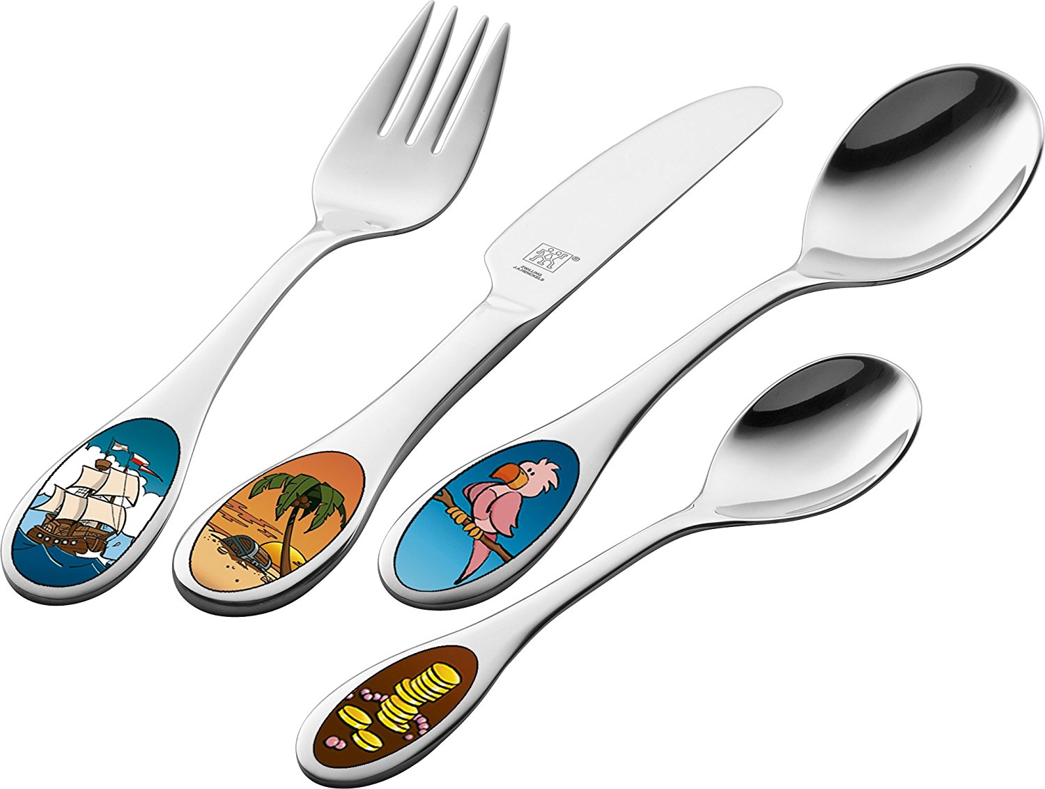 Zwilling Набор детских столовых приборов 4 предмета Adventures Twin Kids | https://grandposuda.com.ua