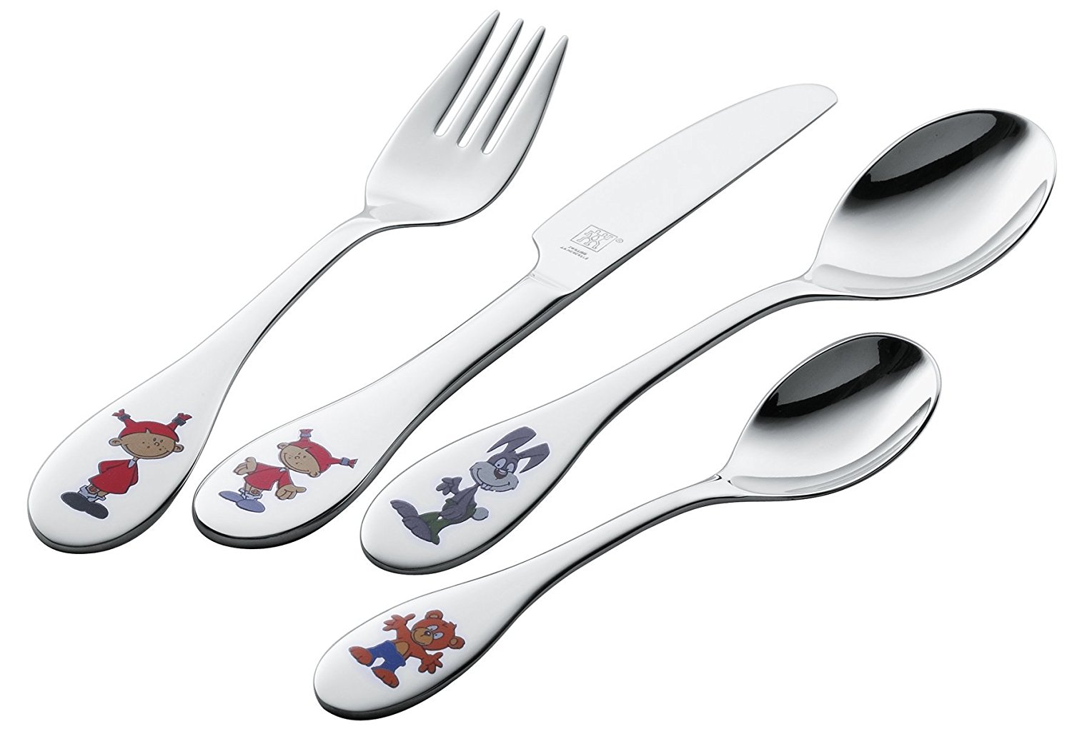 Zwilling Набір дитячих столових приборів 4 предмета Friends Twin Kids | https://grandposuda.com.ua
