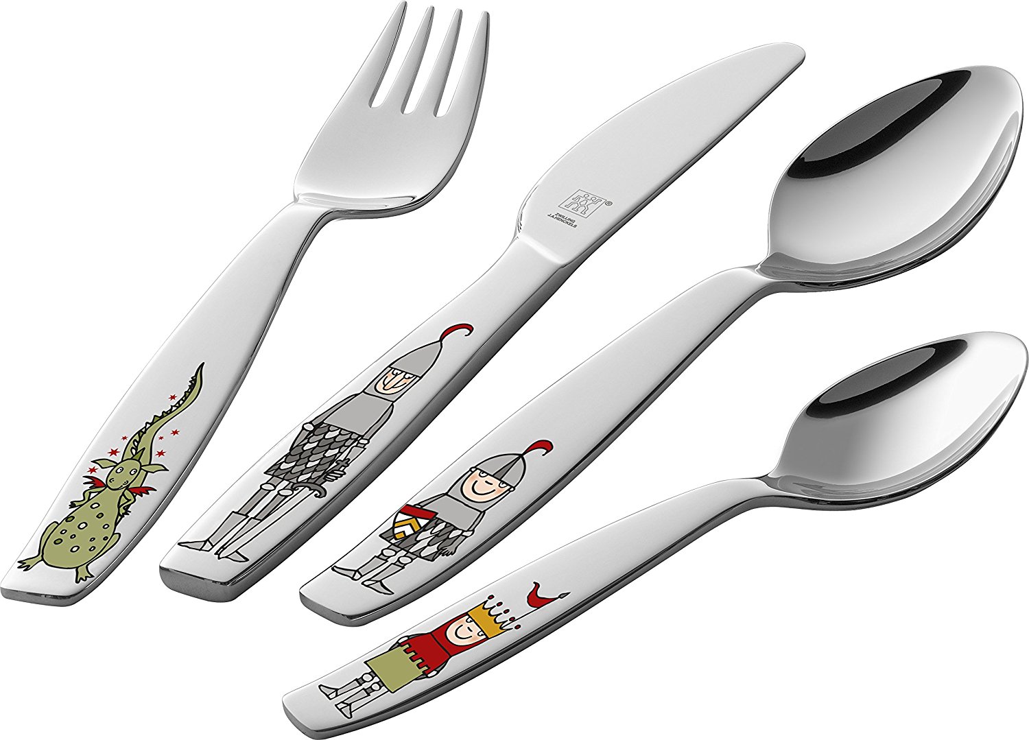Zwilling Набір дитячих столових приборів 4 предмета Eckbert Twin Kids | https://grandposuda.com.ua