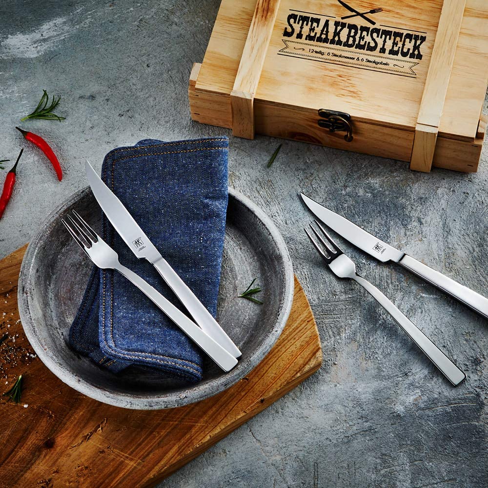Zwilling Столовые приборы для стейка набор 12 предметов Specials Dinner | https://grandposuda.com.ua