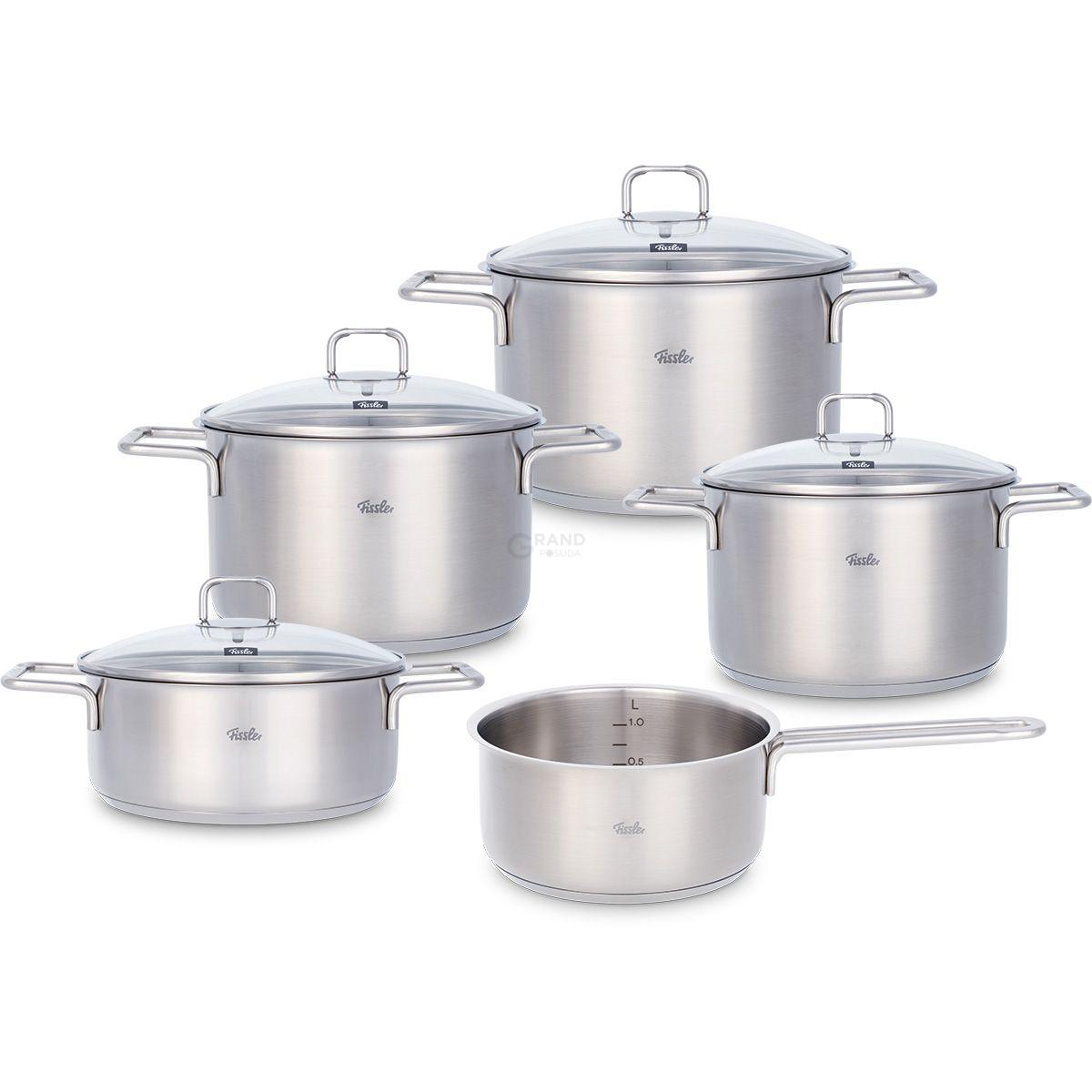 Fissler Набір посуду, 5 предметів, Hamburg | https://grandposuda.com.ua