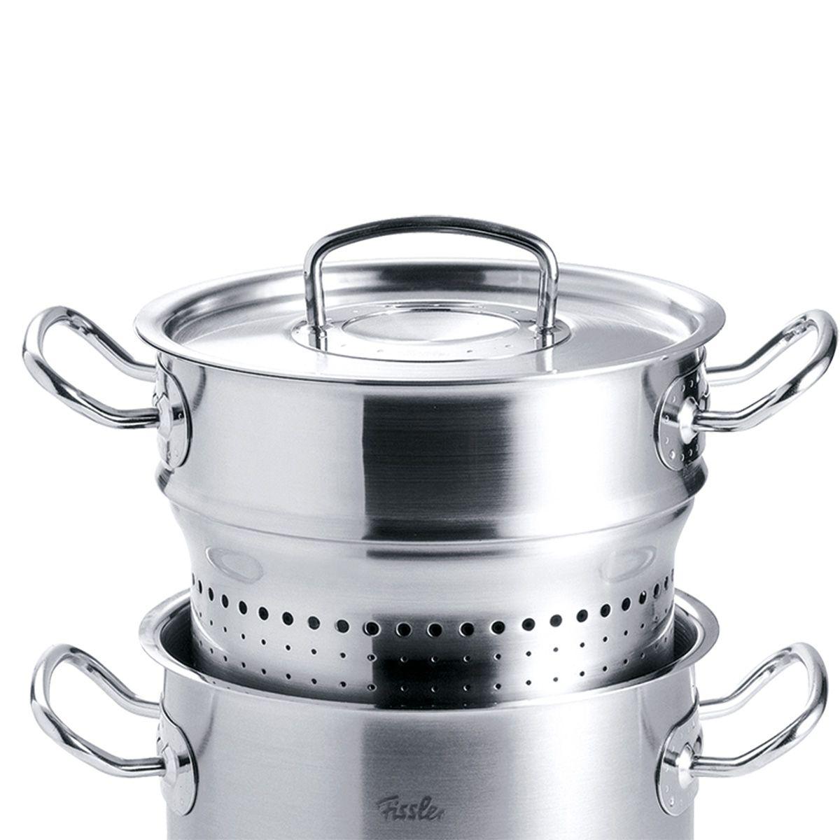 Fissler Вставка в пароварку з кришкою 20 см Original-profi Collection | https://grandposuda.com.ua