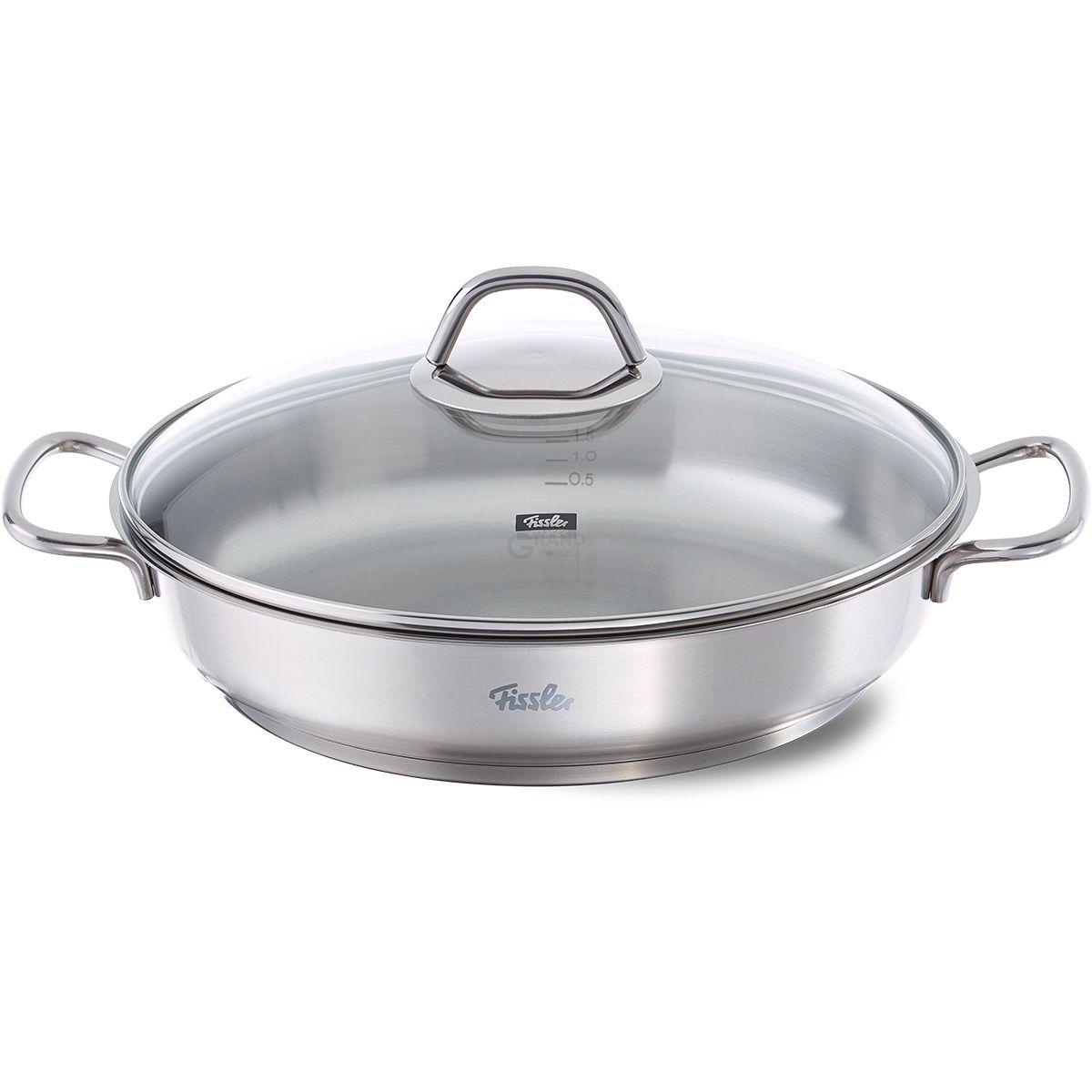 Fissler Сковорода сервировочная с крышкой 28 см Original-profi Collection | https://grandposuda.com.ua