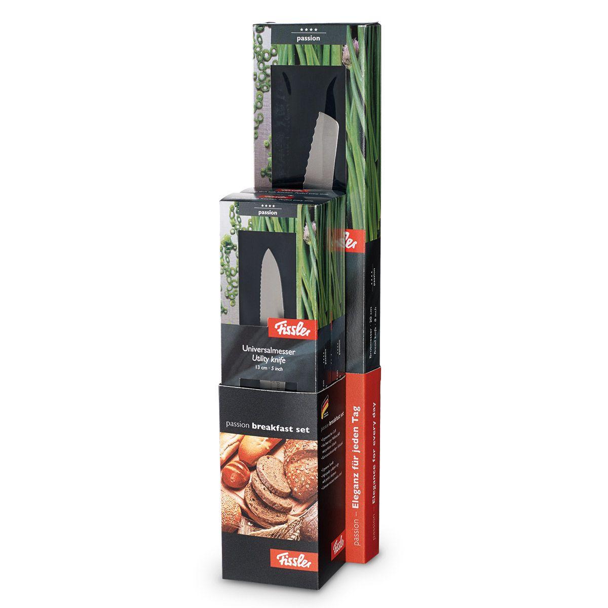 Fissler Набор ножей, 3 предмета, Passion | https://grandposuda.com.ua