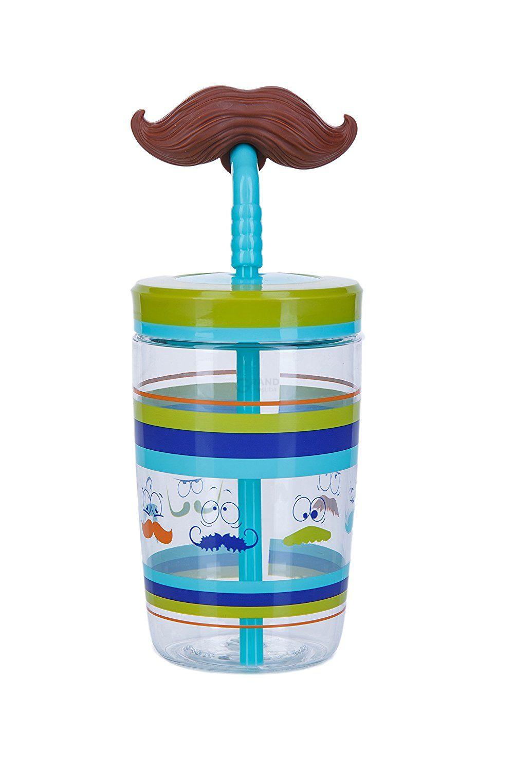 Contigo Стакан детский с трубочкой 0,47 л Funny Straw | https://grandposuda.com.ua