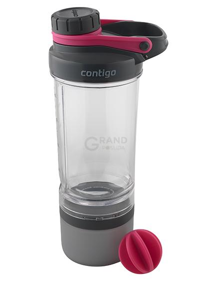 Contigo Шейкер розовый 0,65 л Shake & Go Fit | https://grandposuda.com.ua