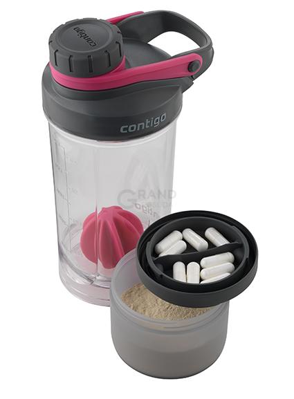 Contigo Шейкер розовый 0,65 л Shake & Go Fit | https://grandposuda.com.ua