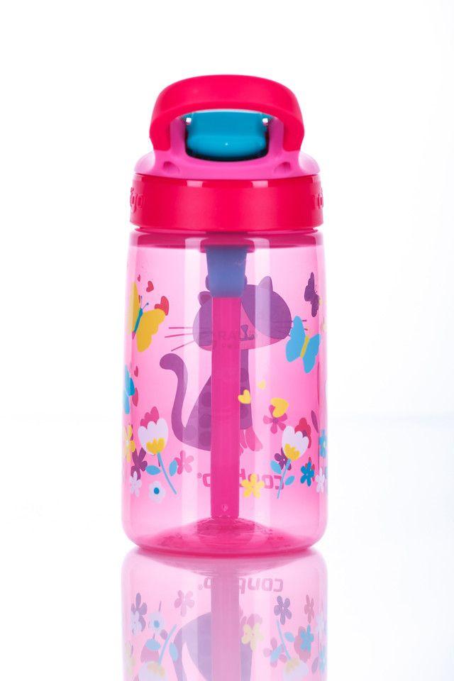 Contigo Бутылка детская розовая 0,42 л Gizmo Flip | https://grandposuda.com.ua