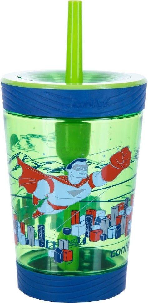 Contigo Стакан детский с трубочкой 0,42 л Spill Proof Tumbler | https://grandposuda.com.ua