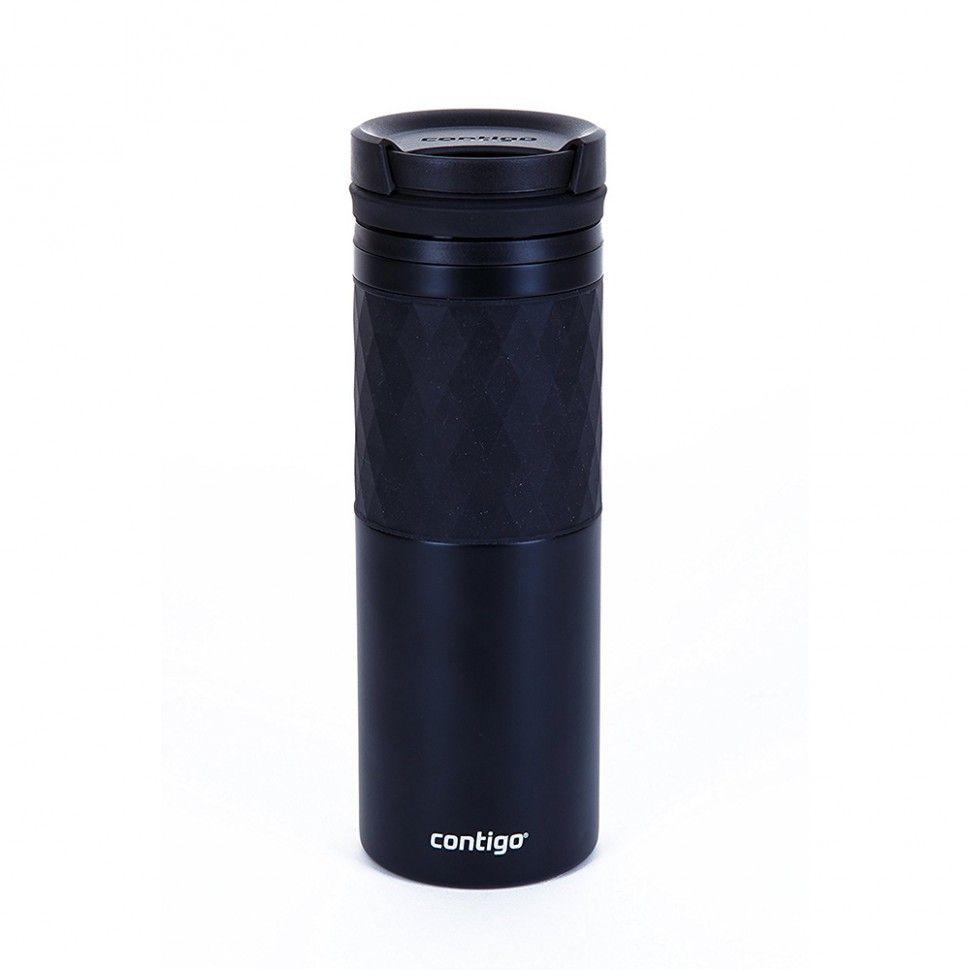 Contigo Термокружка чорна 0,47 л Glaze | https://grandposuda.com.ua