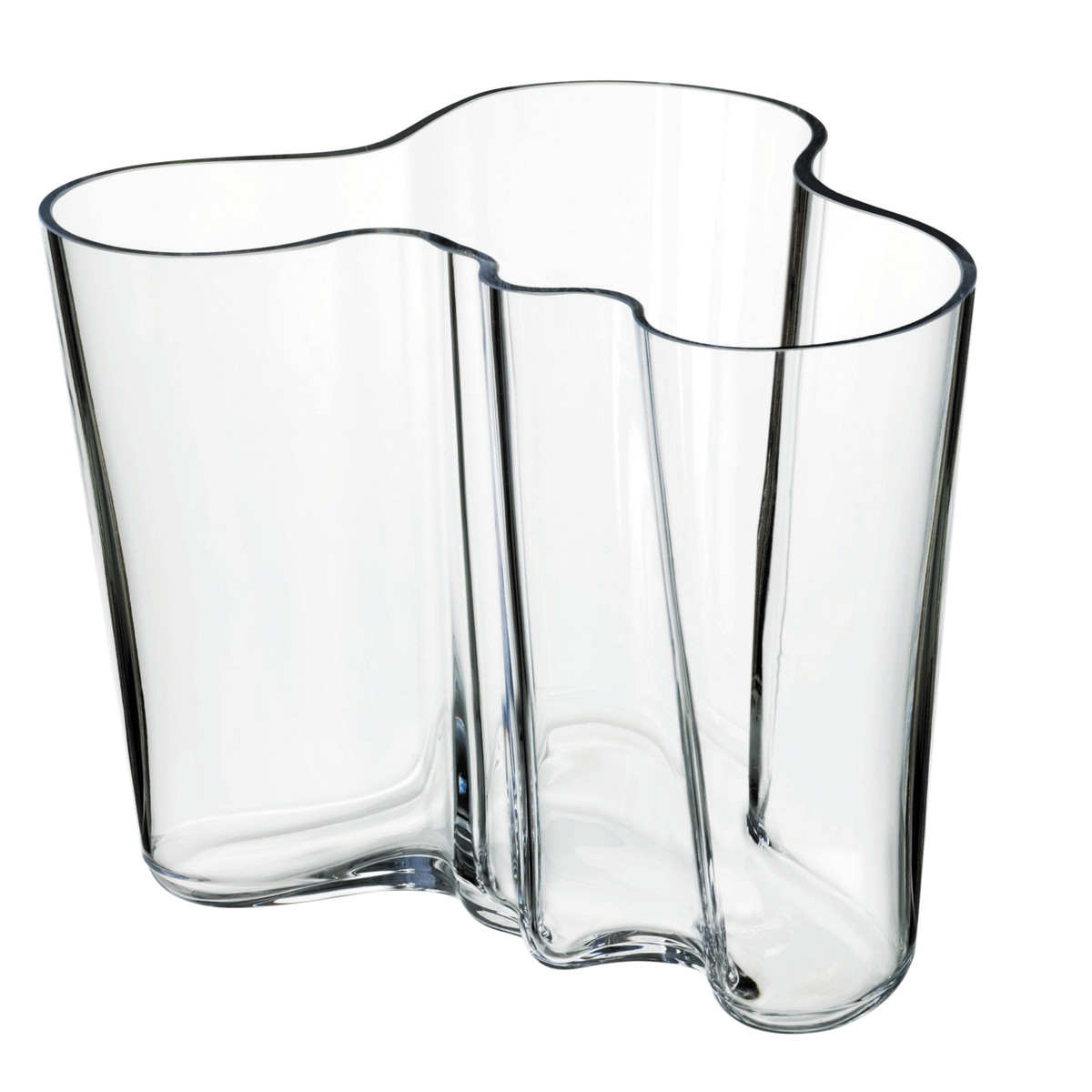 Iittala Ваза 16х19х20 см прозора Aalto | https://grandposuda.com.ua