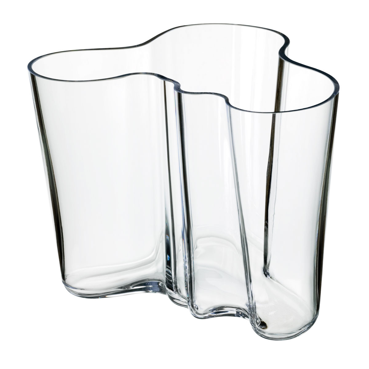 Iittala Ваза 16х19х20 см прозора Aalto | https://grandposuda.com.ua
