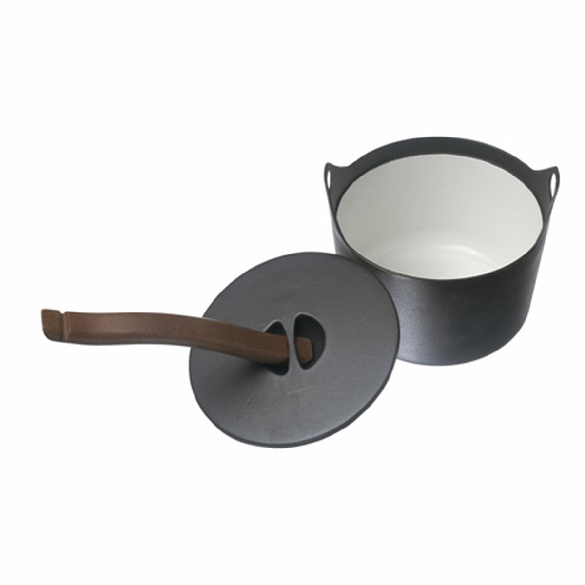 Iittala Кастрюля с крышкой 20х21,5х21,5х21,5 см черная Sarpaneva | https://grandposuda.com.ua