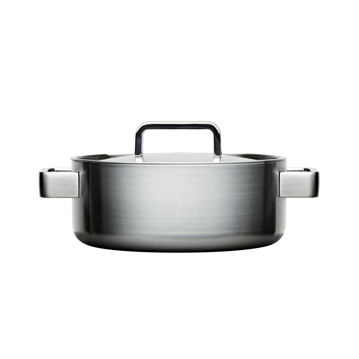 Iittala Кастрюля с крышкой 22 см серебристая Tools | https://grandposuda.com.ua