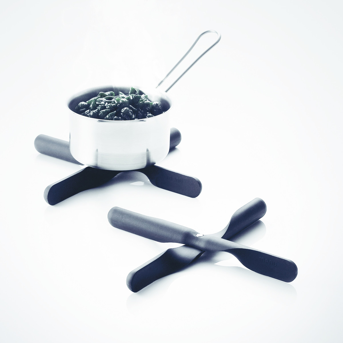 Подставка для посуды 2,5x2,5x21x2,5 см черная Propeller Menu | https://grandposuda.com.ua