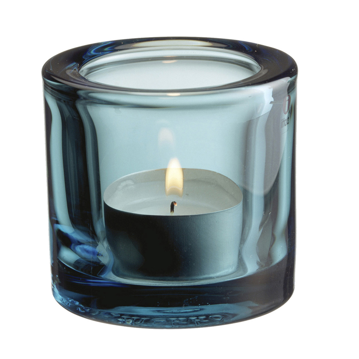 Iittala Подсвечник для чайной свечи 6,9х6 см синий Kivi | https://grandposuda.com.ua