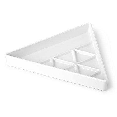 Umbra Лоток для драгоценностей 24,13x20,95x3,81 см белый Trinity Schmucktablett | https://grandposuda.com.ua