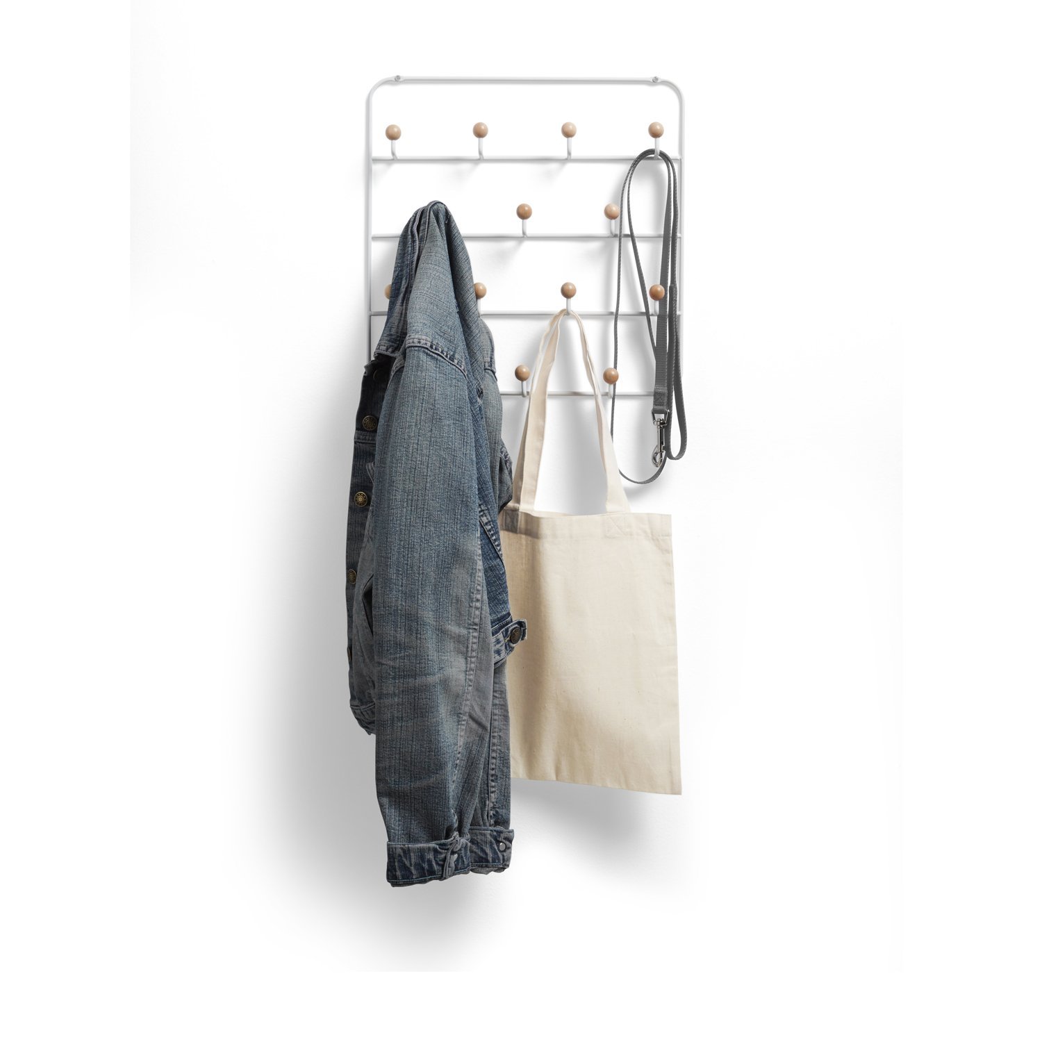 Umbra Вішак дверна 59,69x36,19x10,16 см біла Estique Multifunktionale Türgarderobe | https://grandposuda.com.ua