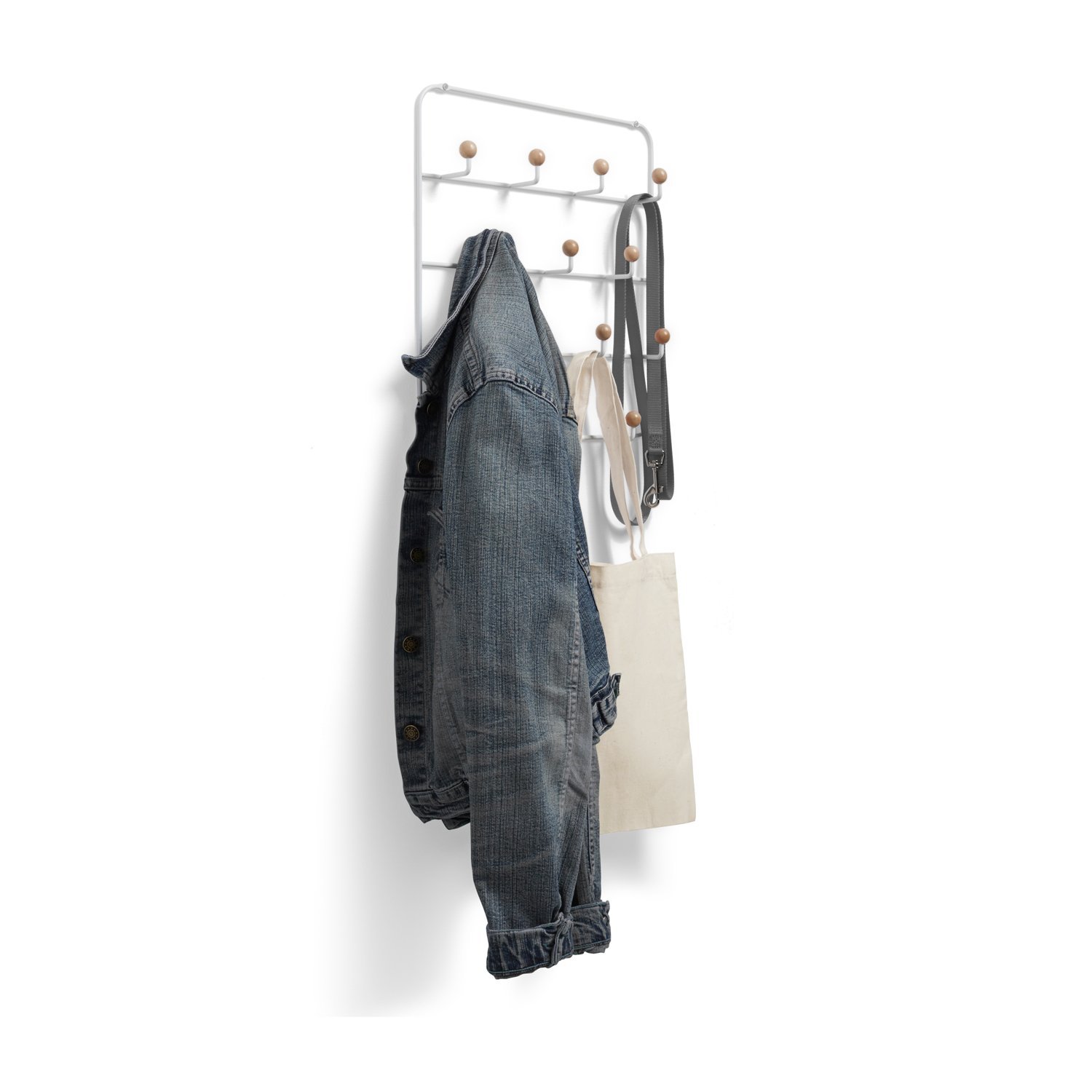 Umbra Вішак дверна 59,69x36,19x10,16 см біла Estique Multifunktionale Türgarderobe | https://grandposuda.com.ua