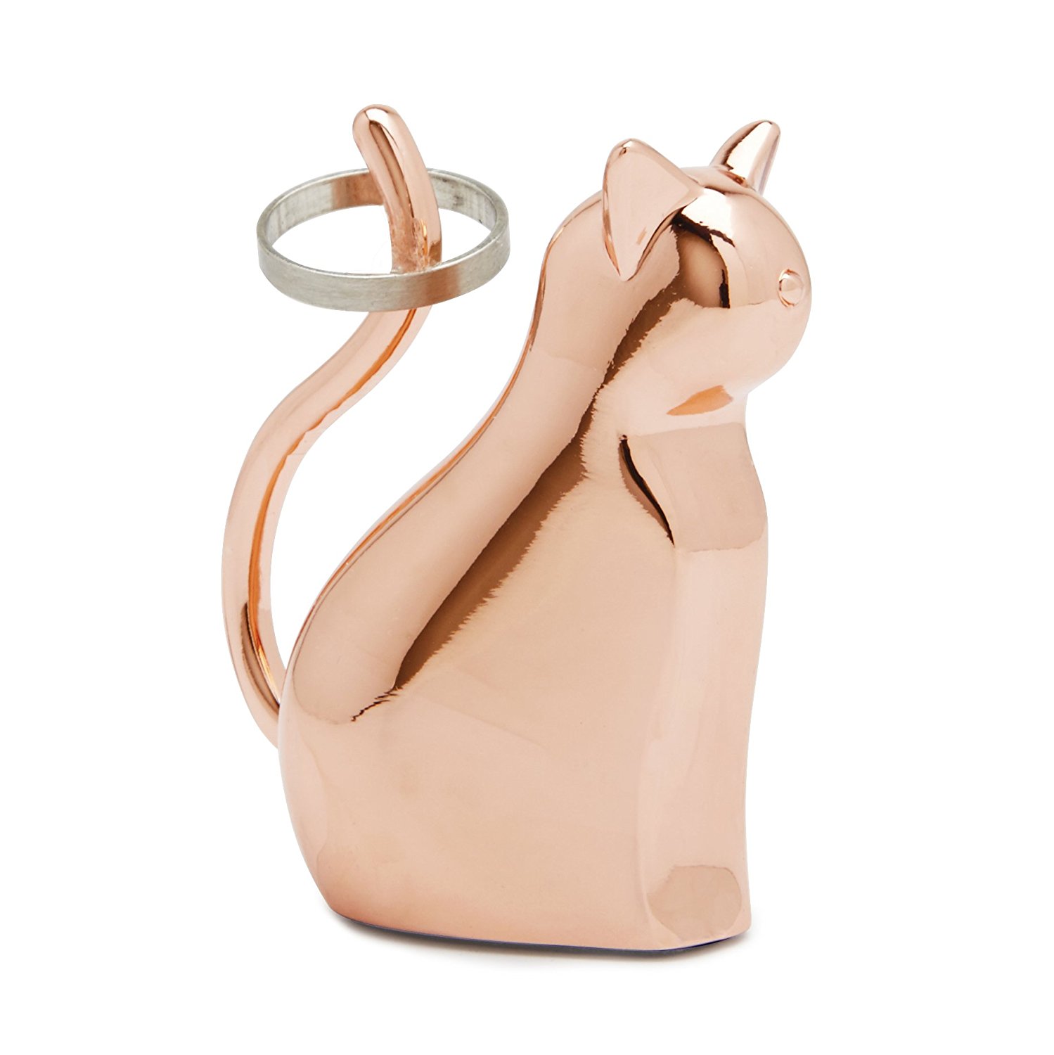 Umbra Тримач для кілець 3,2x5,1x5,7 см мідний Anigram Ring Holder | https://grandposuda.com.ua