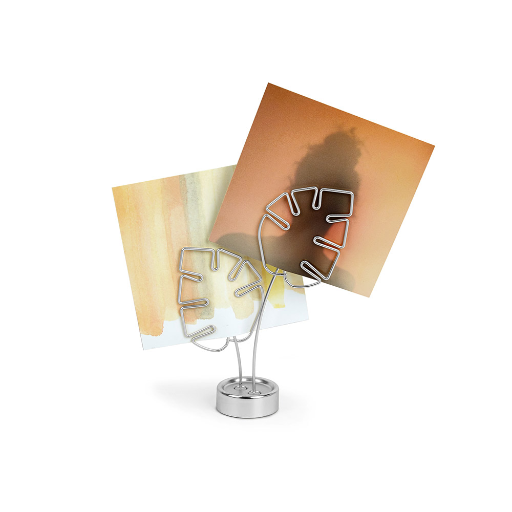 Umbra Держатель для фотографий 9,5х14,2х3,8 см металлик Leaflet | https://grandposuda.com.ua