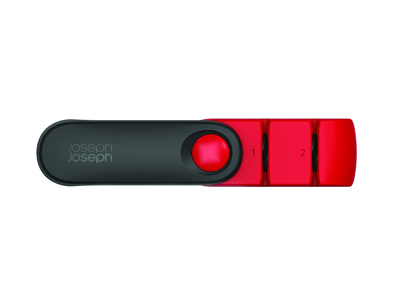 Joseph Joseph Точилка для ножей серо-красная Rota | https://grandposuda.com.ua